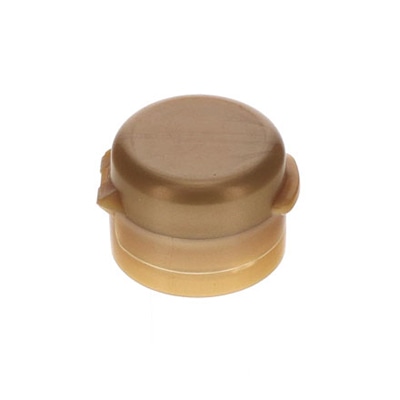 日硝実業 樹脂キャップ Re-Hcap S 口径26.3mm 極細穴 Aゴールド 2000個/箱（ご注文単位1箱）【直送品】