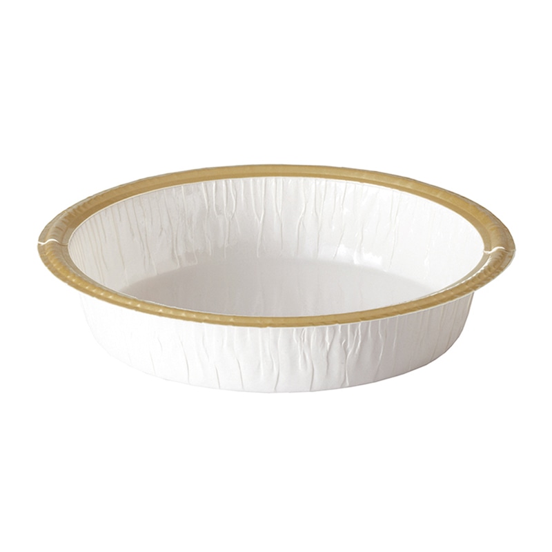 天満紙器 焼成容器 エコライトB S 丸型 ホワイト EL31 50枚/束(ご注文単位1束)【直送品】