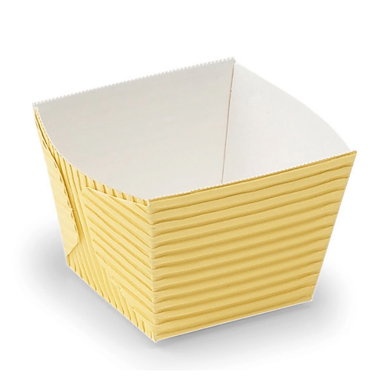 天満紙器 ガトー ベーキングトレー クリーム GT100 50枚/束（ご注文単位1束）【直送品】