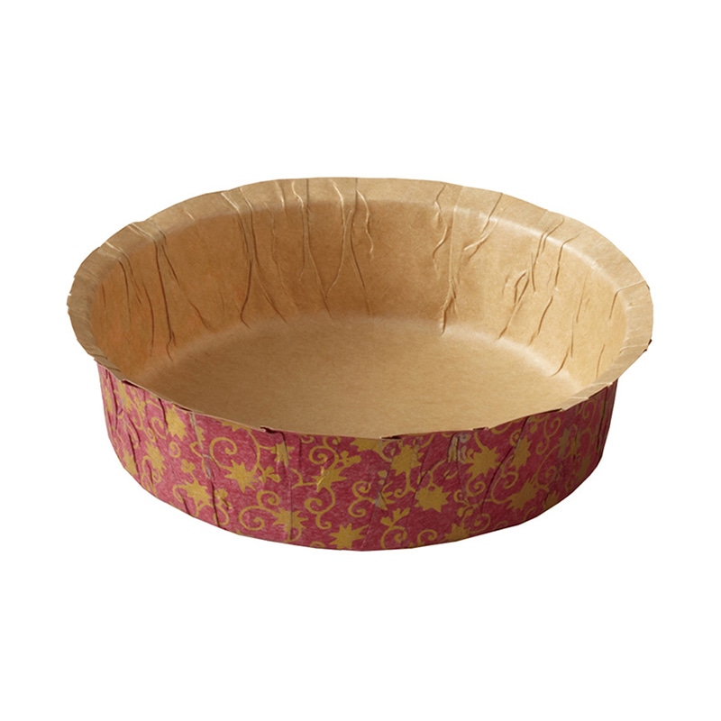 天満紙器 サーキュラー ベーキングカップ S 丸型 リーフ P103 2000枚/束（ご注文単位1束）【直送品】