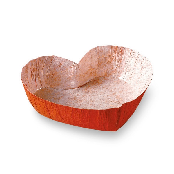 天満紙器 スイートカップ ハート レッド FG-70 100枚/束（ご注文単位1束）【直送品】