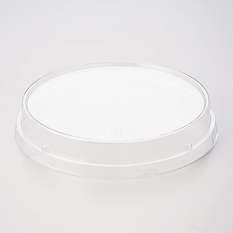 天満紙器 ロールフリーカップ・ロールシフォンPET蓋 透明 F-RSF1 25枚/束（ご注文単位1束）【直送品】