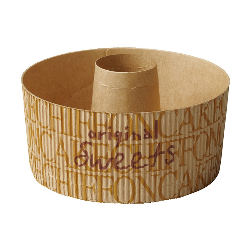 天満紙器 スモールシフォンカップ シンプルロゴ SC838 25枚/束（ご注文単位1束）【直送品】