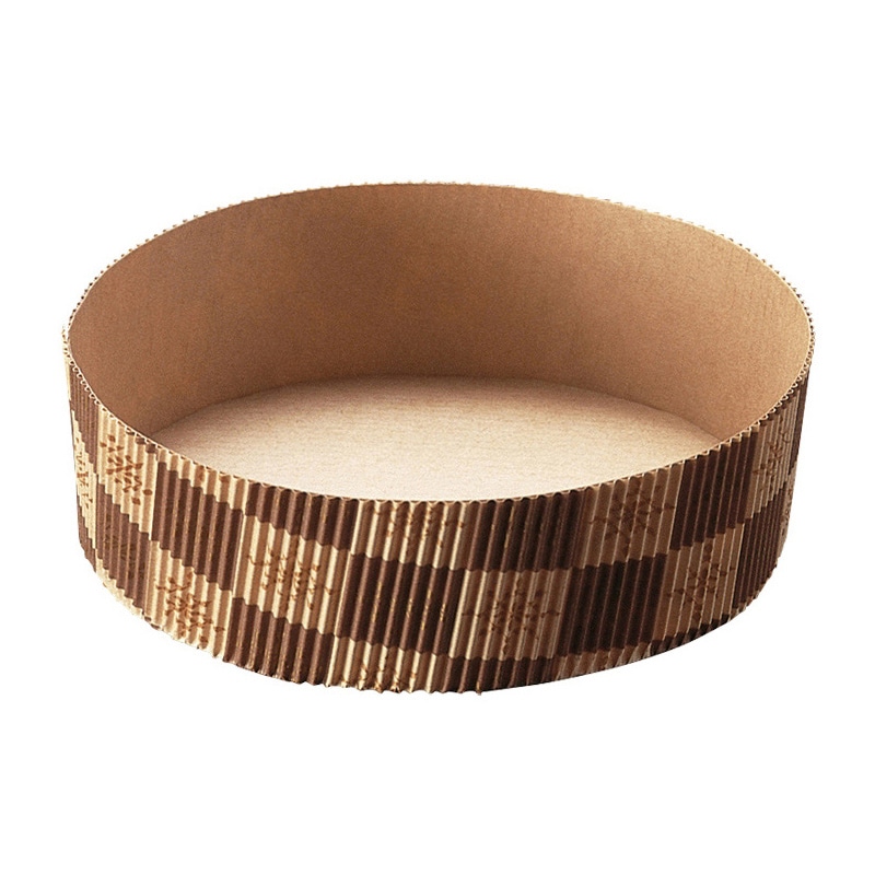 天満紙器 ベーキングカップ ソフトカップ 15cm 茶ブロック SC861 50枚/束（ご注文単位1束）【直送品】