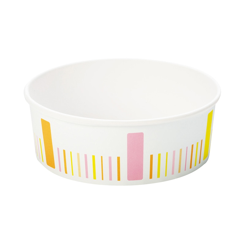 天満紙器 ベーキングカップ ロールフリーカップ M ポップストライプ RF512 50枚/束（ご注文単位1束）【直送品】