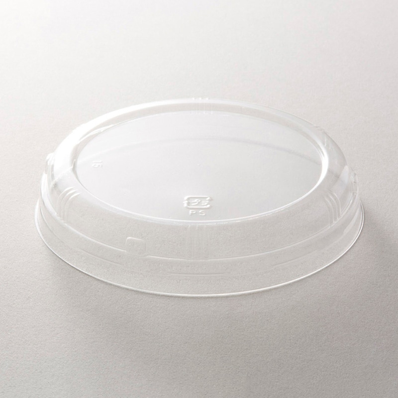 天満紙器 カールカップLL用OPS蓋 F-CR07 100枚/束（ご注文単位1束）【直送品】