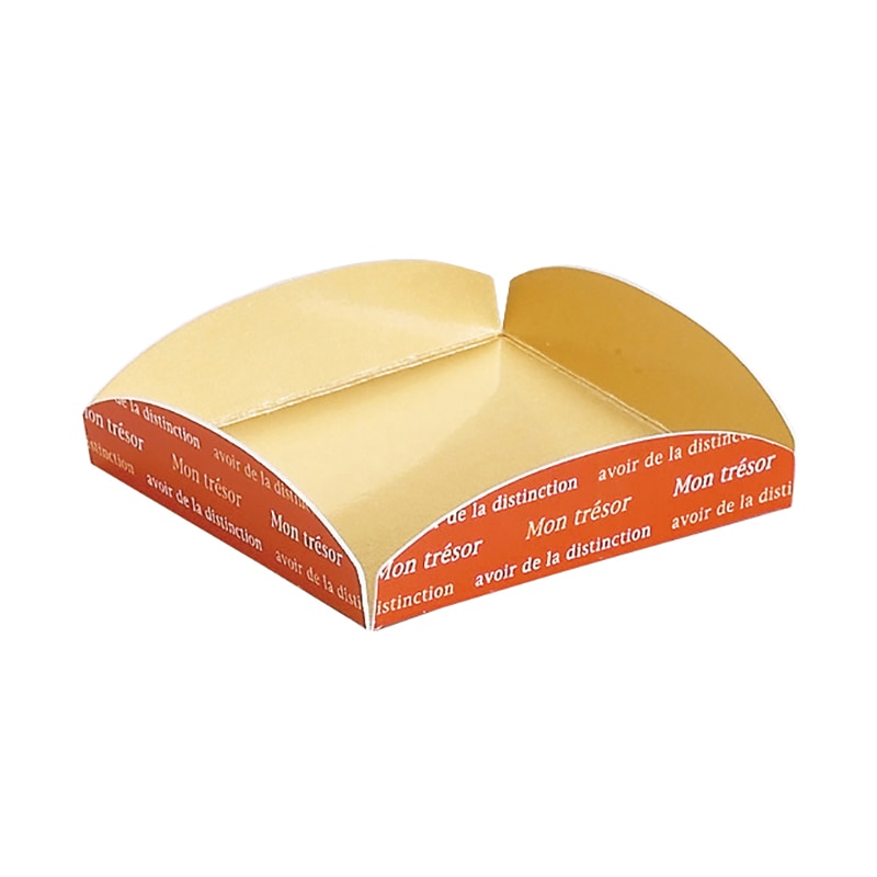 天満紙器 ケーキプレート センテンスレッド CP-202 100枚/束（ご注文単位1束）【直送品】