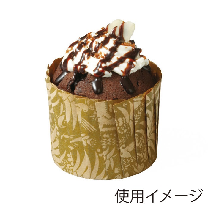 天満紙器 ITマフィンカップ M 総柄 M103 80枚/束（ご注文単位1束）【直送品】