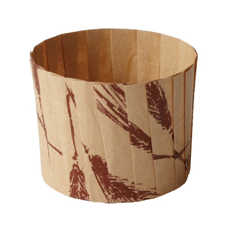 天満紙器 ITマフィンカップ M 小麦 M108 80枚/束（ご注文単位1束）【直送品】