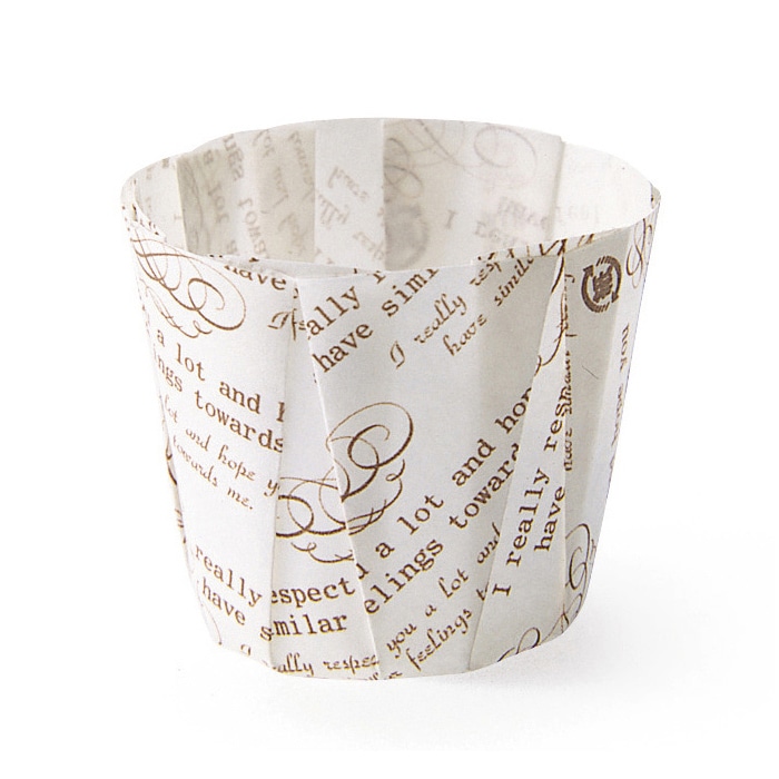 天満紙器 ペットケーキカップ S ノーブル MC-81 100枚/束(ご注文単位1束)【直送品】