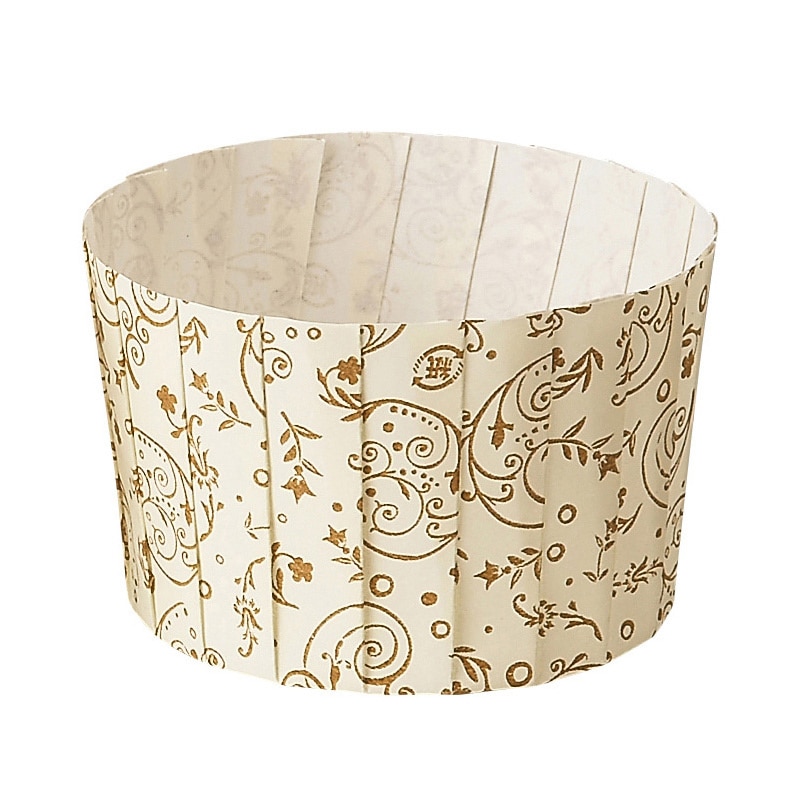 天満紙器 OTマフィンカップ L ブロッサム M213 80枚/束（ご注文単位1束）【直送品】