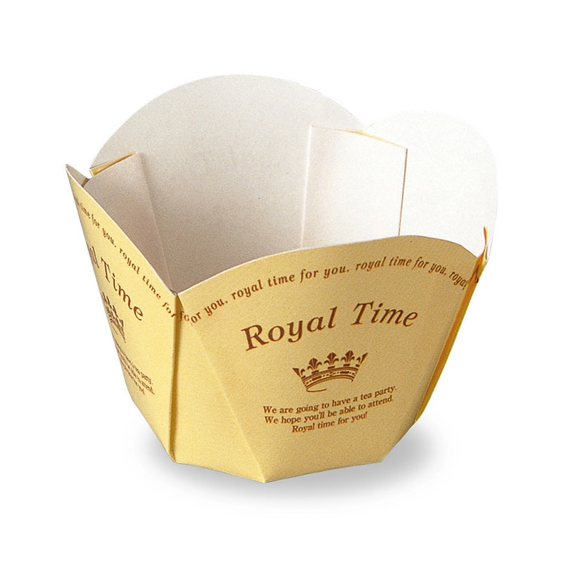 天満紙器 マフィンカップ ペットチューリップ M クラウン MB-52 200枚/束(ご注文単位1束)【直送品】