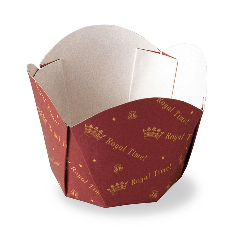 天満紙器 マフィンカップ ペットチューリップ M ロイヤルタイム MB-53 200枚/束（ご注文単位1束）【直送品】