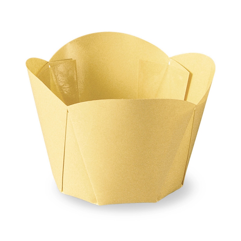 天満紙器 マフィンカップ ペットチューリップ M クリーム MB-54 200枚/束(ご注文単位1束)【直送品】