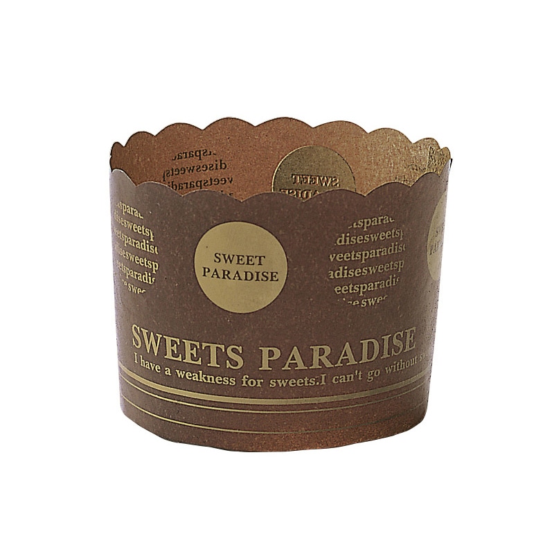 天満紙器 ペルガミンマフィンカップ M サークル PM301 100枚/束（ご注文単位1束）【直送品】