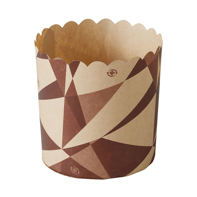 天満紙器 ベーキングカップ M ジオメトリック M602 50枚/束（ご注文単位1束）【直送品】