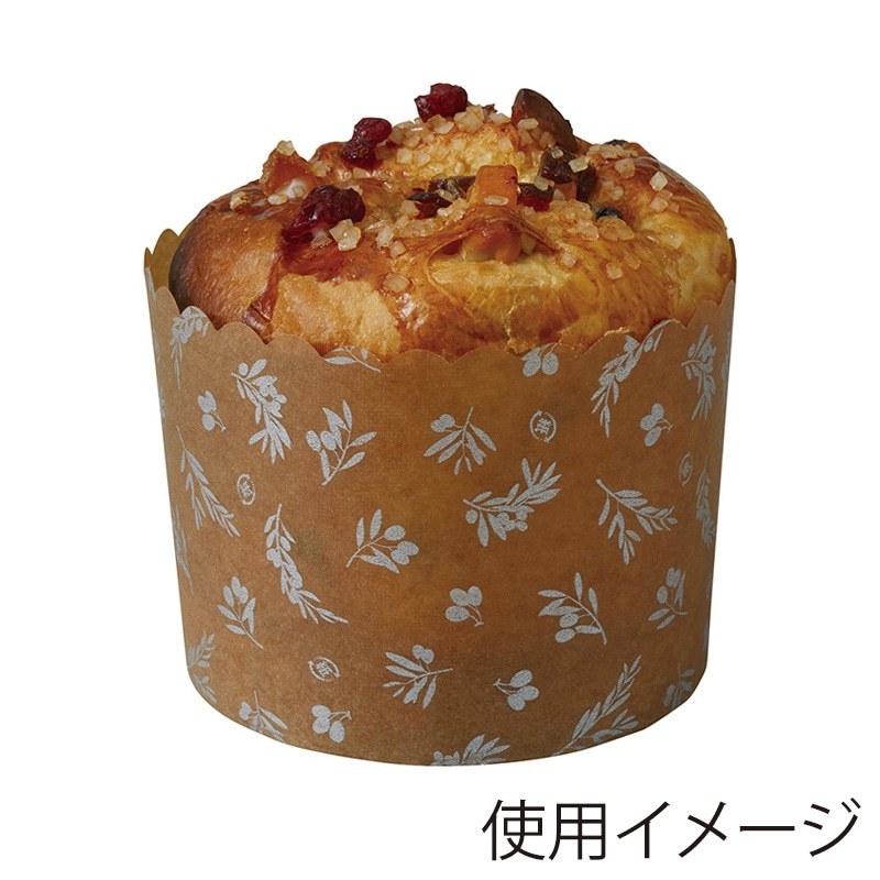 天満紙器 ベーキングカップ L プラント M611 50枚/束(ご注文単位1束)【直送品】