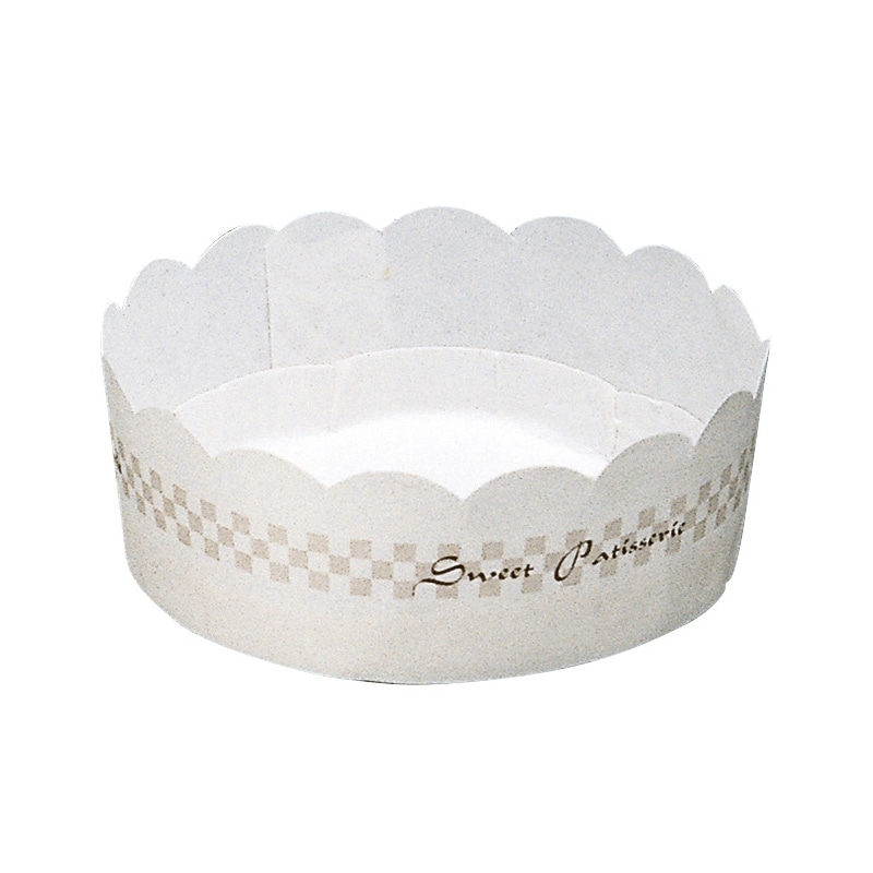 天満紙器 チーズケーキカップ S キュービック CH-72 100枚/束（ご注文単位1束）【直送品】