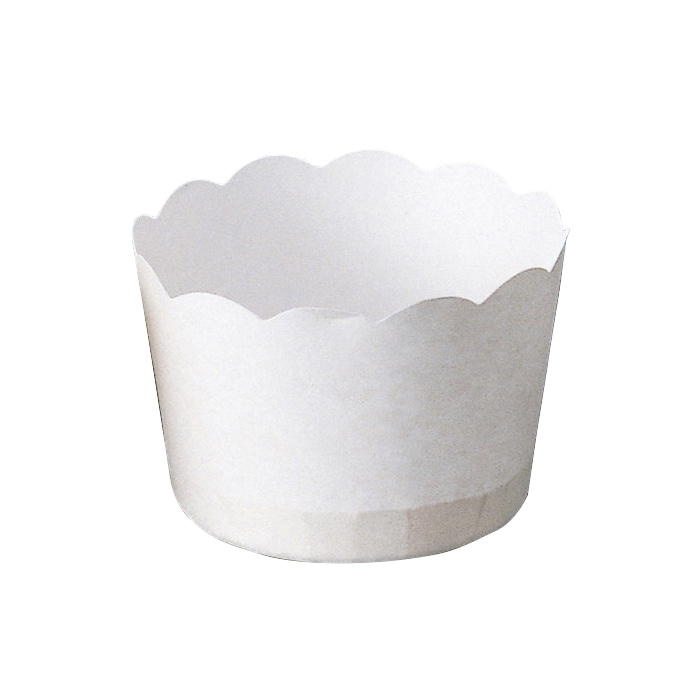 天満紙器 マフィンカップ ポテトカップ S 白 M508 100枚/束（ご注文単位1束）【直送品】