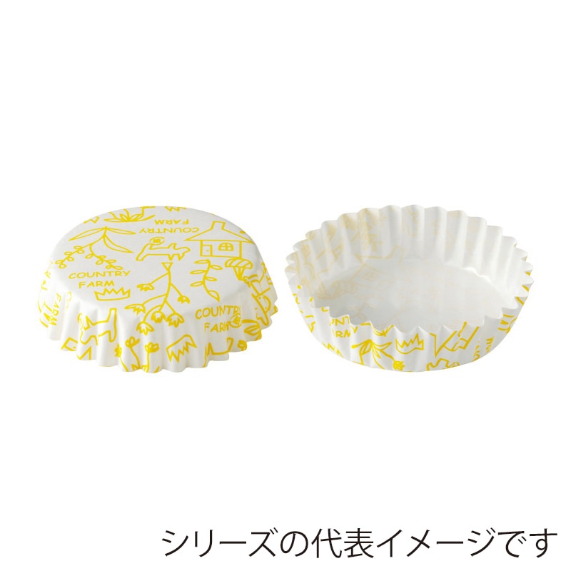 天満紙器 ペットカップ 丸型 8.0×3.0 カントリーファーム PTC08030-C 300枚/束(ご注文単位1束)【直送品】