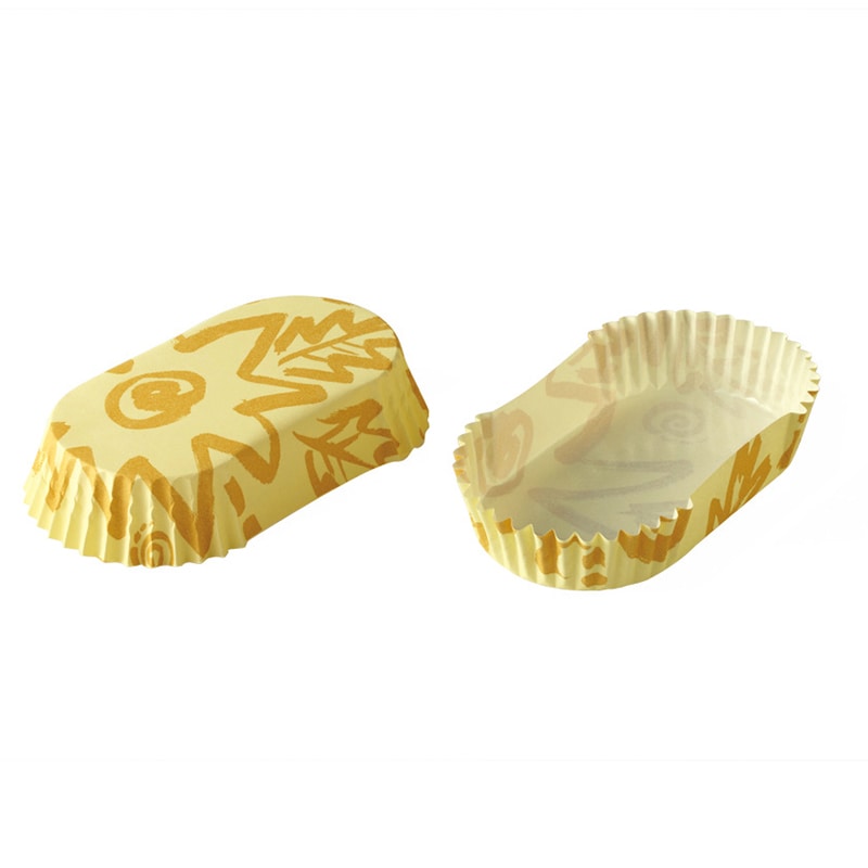 天満紙器 ペットカップ 小判型 深 ペイント PTK12065-P 500枚/束（ご注文単位1束）【直送品】