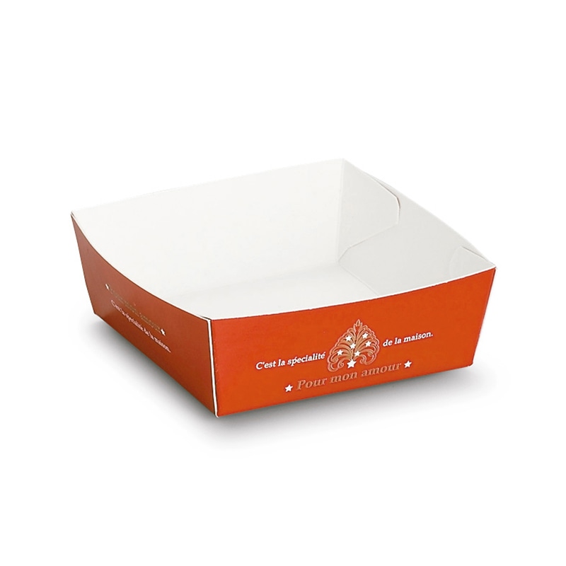 天満紙器 ペーパーココット エレガンスレッド PC-82 50枚/束（ご注文単位1束）【直送品】