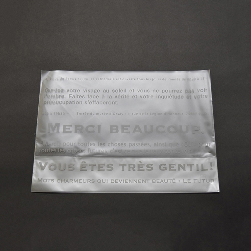 パケドゥソレイユ マットOPP底ガゼット袋 210×150 メルシーグレー 11429 1セット（ご注文単位1セット）【直送品】