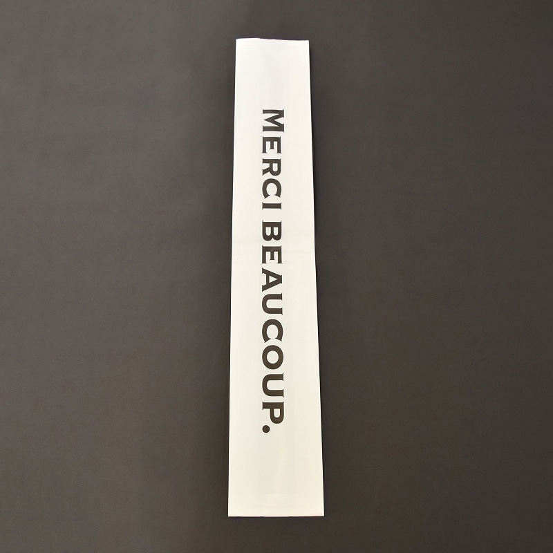 パケドゥソレイユ フランスパン袋 白 メルシー 18019 1セット（ご注文単位1セット）【直送品】