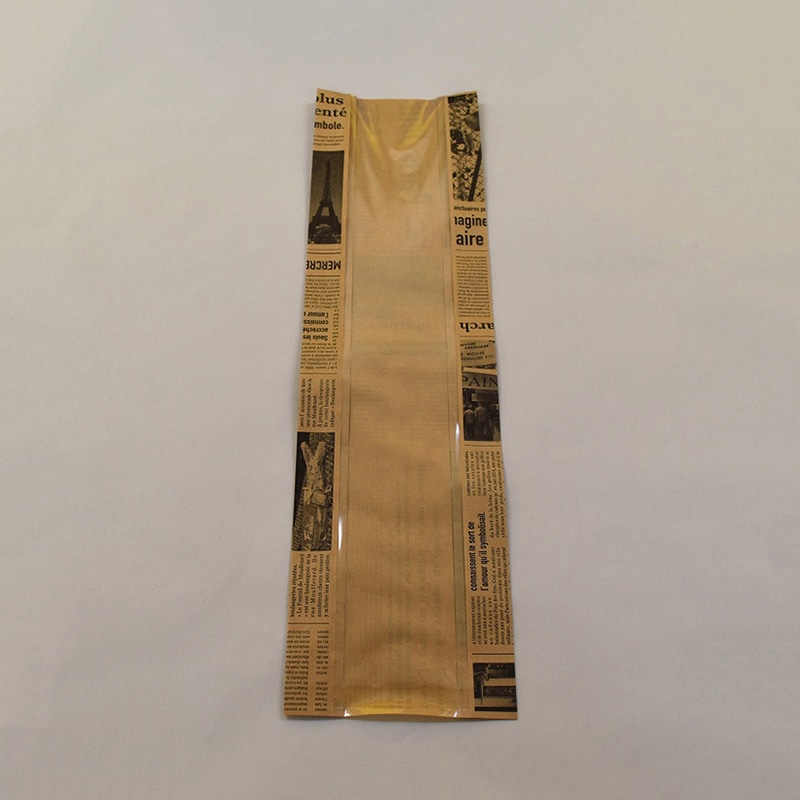 パケドゥソレイユ 窓付きフランスパン袋 S ジュルナル 18017 1セット（ご注文単位1セット）【直送品】