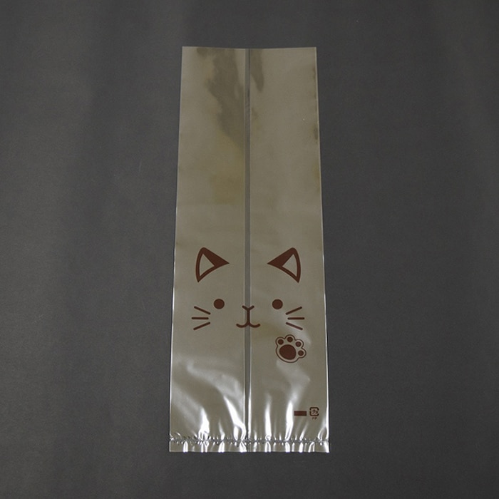 パケドゥソレイユ PP食パン1斤袋 ネコ 11373 100枚/セット（ご注文単位1セット）【直送品】