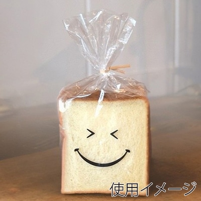 パケドゥソレイユ PP食パン1斤袋 ベリースマイル 11343 100枚/セット（ご注文単位1セット）【直送品】