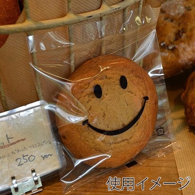 パケドゥソレイユ クッキー平袋 120×140 スマイル 10057 1セット（ご注文単位1セット）【直送品】
