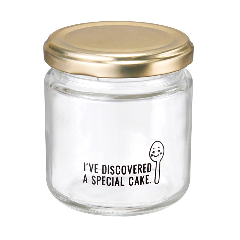 フォーション フタ付ガラス瓶　スペシャルケーキ金フタ付   120個/箱（ご注文単位1箱）【直送品】