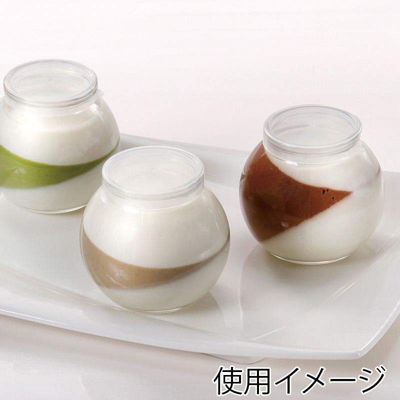 フォーション フタ付ガラス瓶 プチマル PPキャップ付 144個/箱(ご注文単位1箱)【直送品】