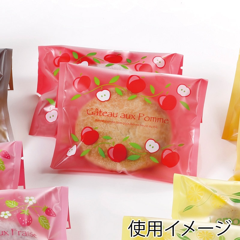 フォーション 菓子袋  FH-109　ポンムりんご 1000枚/束（ご注文単位1束）【直送品】