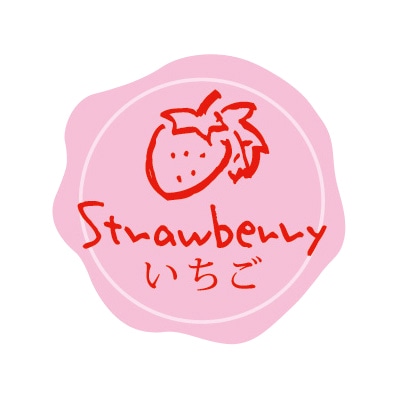 フォーション F　フレーバーシール  いちご 1500枚/束（ご注文単位1束）【直送品】