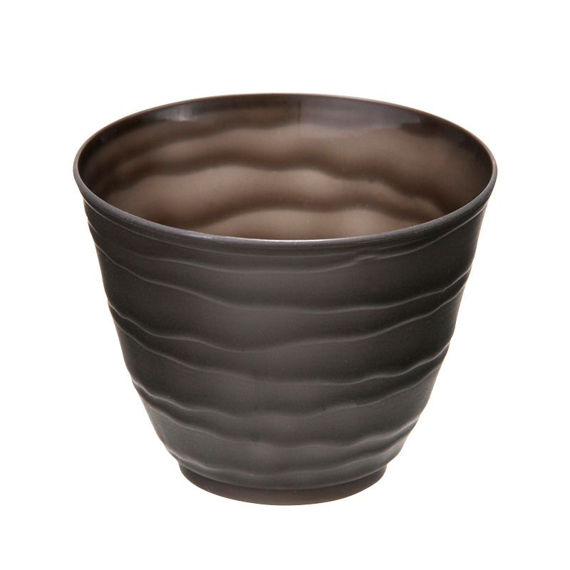 フォーション 耐熱プラカップ フィネオ FWS76-150 黒 600個/箱(ご注文単位1箱)【直送品】