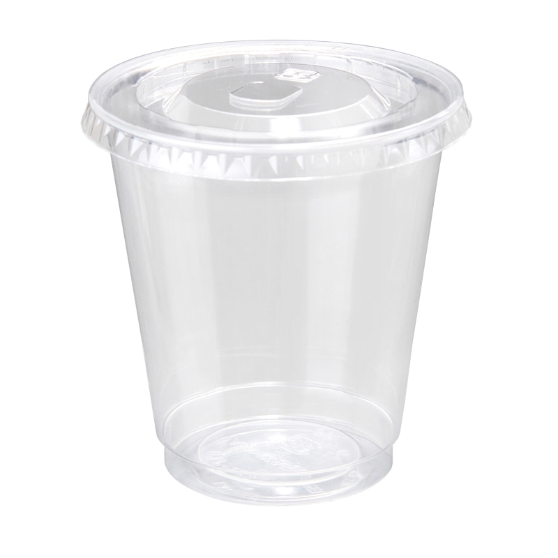 フォーション ドリンクカップ　飲むゼリー　平型フタセット 77φ　ストロー付き  600セット/束（ご注文単位1束）【直送品】