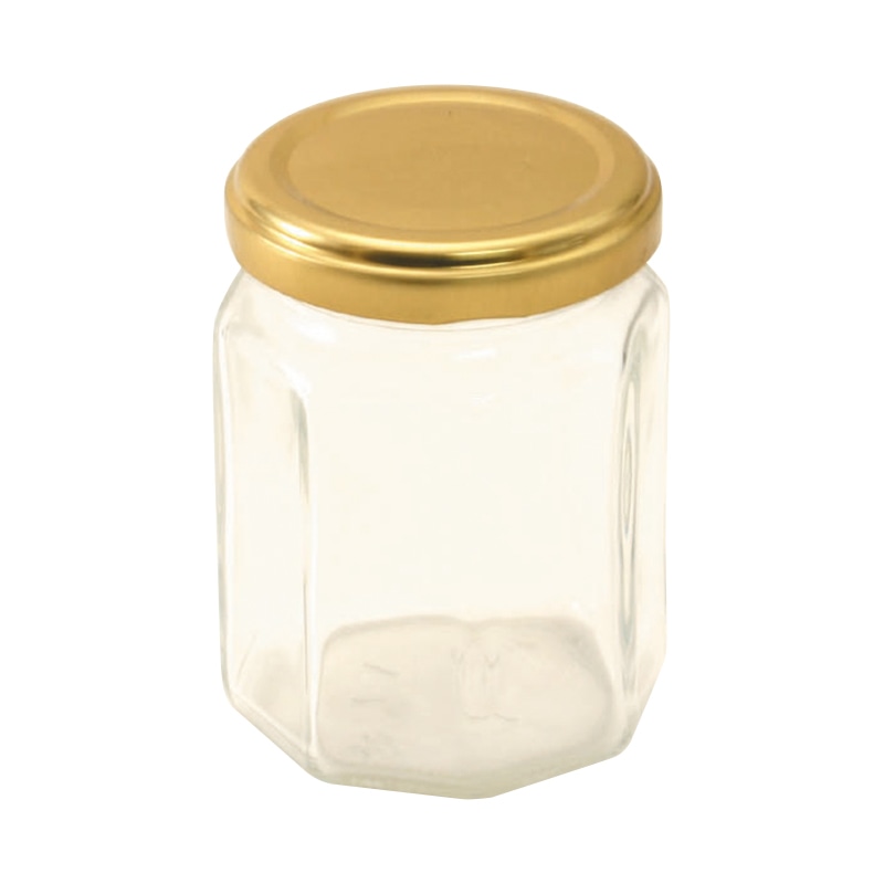 フォーション コンフィチュールボトル　ジャム140 8角 BC-2 80個/箱（ご注文単位1箱）【直送品】