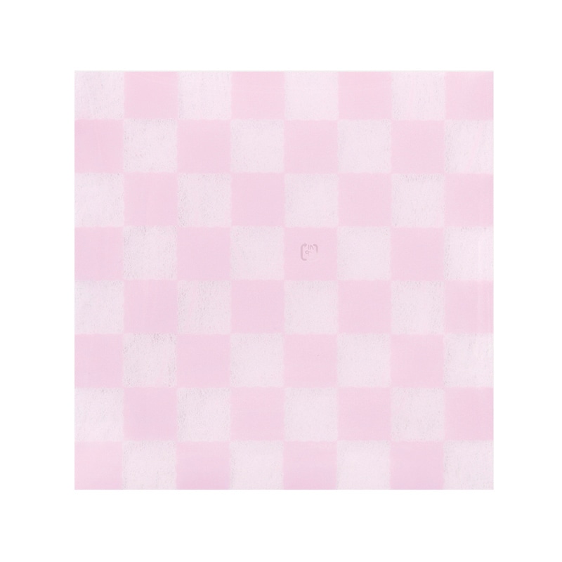 フォーション デザートシート　和柄格子 130角 ピンク 1000枚/束（ご注文単位1束）【直送品】