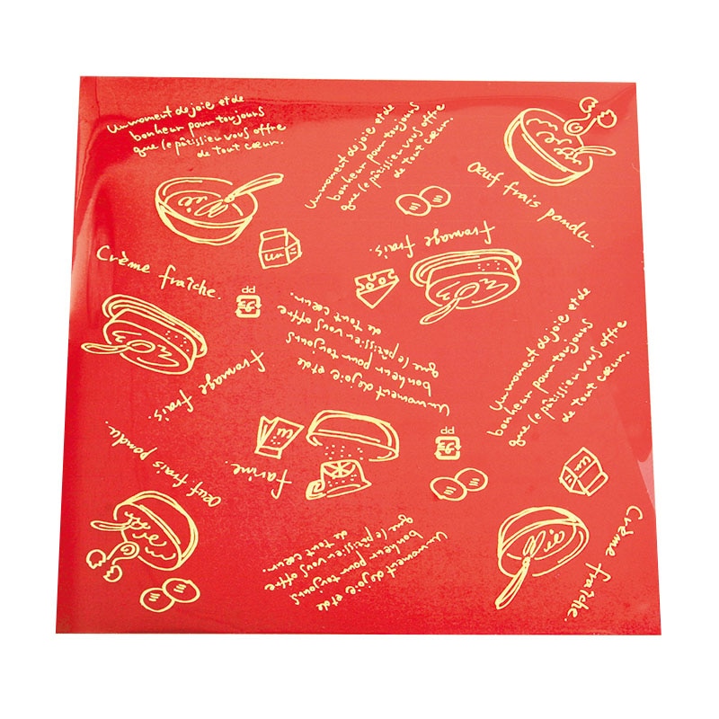 フォーション デザートシート Fレッドシート 150角 1000枚/束(ご注文単位1束)【直送品】