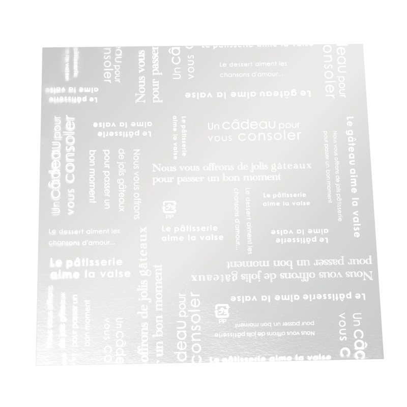 フォーション デザートシート Mラ・ガトーシート 150角 ホワイト 1000枚/束(ご注文単位1束)【直送品】