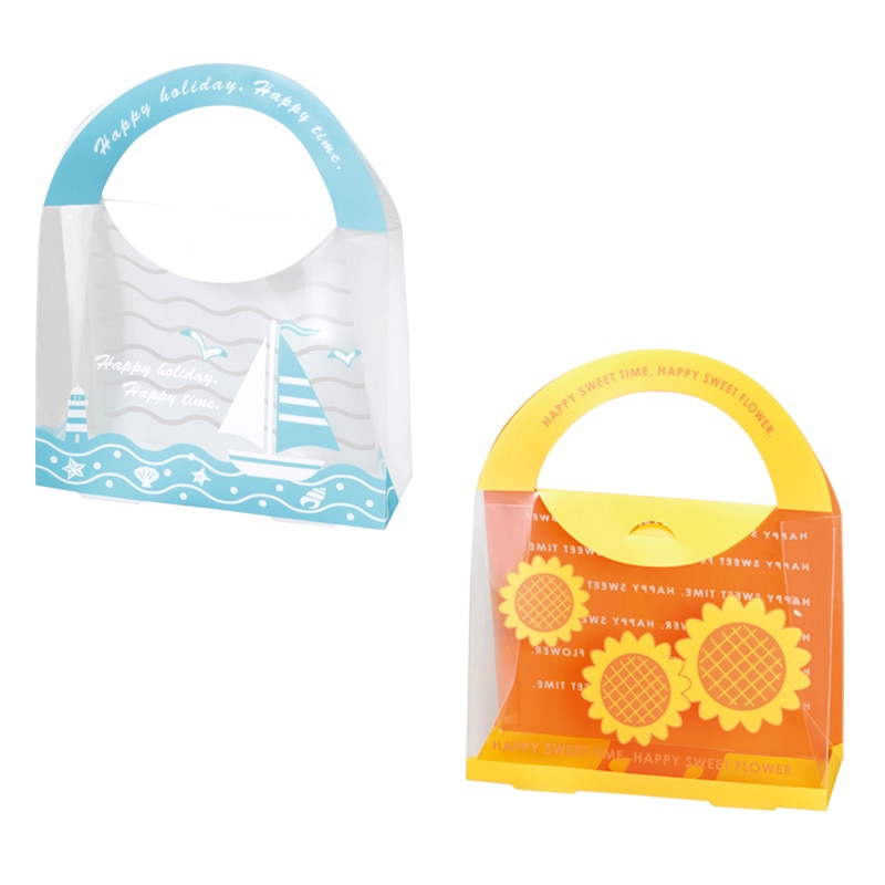 フォーション RCカジュアルバッグ サマーアソート ミドル ひまわり、マリン 50枚/束(ご注文単位1束)【直送品】