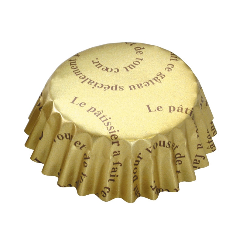 フォーション 焼菓子カップ JP110 ラ・パティスリー ゴールド 柄入 3150枚/束(ご注文単位1束)【直送品】