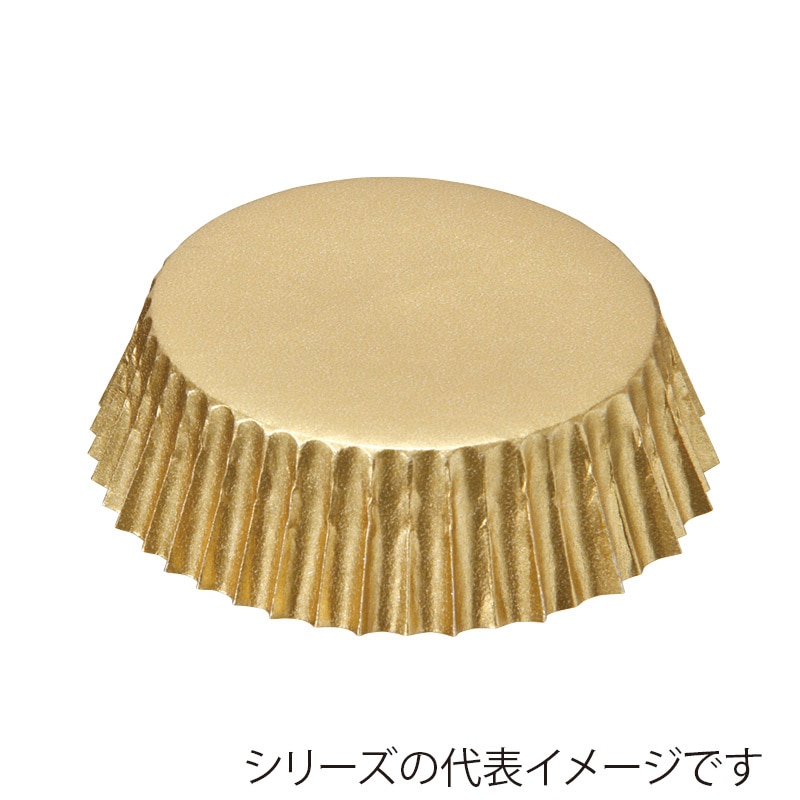 フォーション 焼菓子カップ JPゴールド 90×55×17.5 無地 1000枚/束(ご注文単位1束)【直送品】