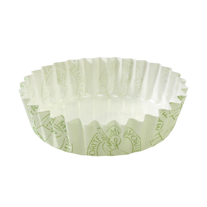 フォーション 焼菓子カップ シェフJP グリーン 3000枚/束(ご注文単位1束)【直送品】