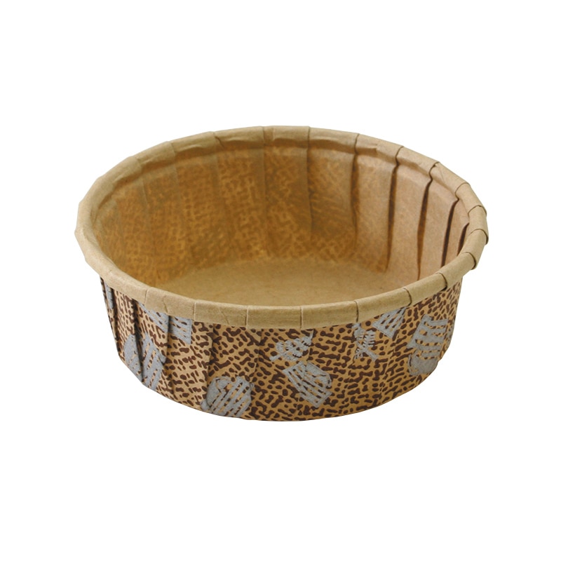 フォーション 焼菓子カップ エスポアール 茶 2500枚/束(ご注文単位1束)【直送品】