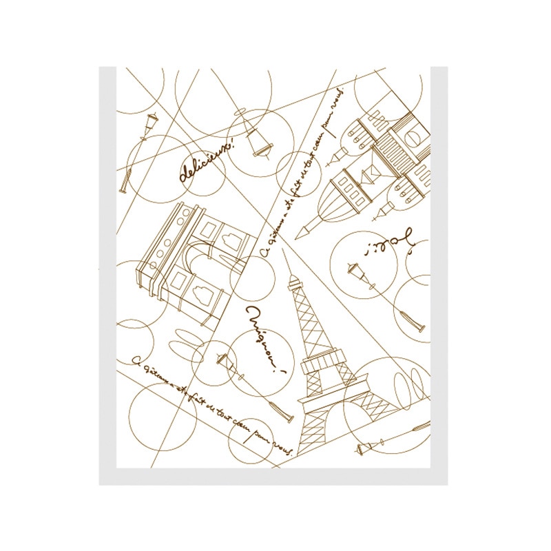 フォーション 焼菓子袋 二方マットバリア袋 小 パリジャン 1000枚/束(ご注文単位1束)【直送品】