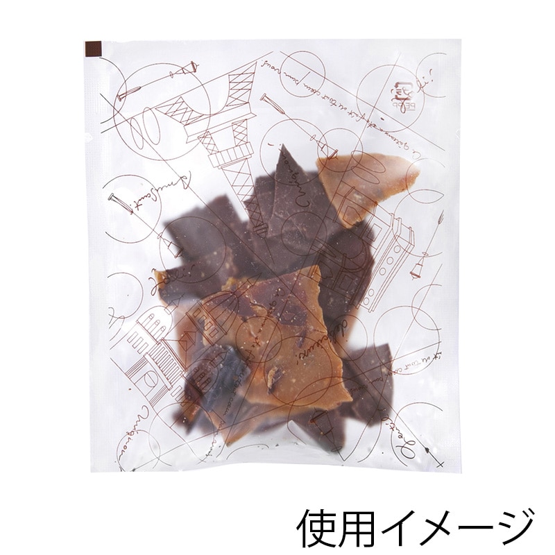 フォーション 焼菓子袋 二方マットバリア袋 大 パリジャン 1000枚/束(ご注文単位1束)【直送品】