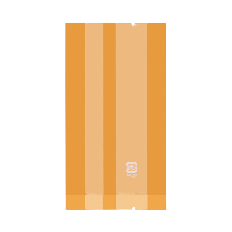 フォーション 焼菓子袋　窓あきバリア袋  FH-07SP　オレンジ 1000枚/束（ご注文単位1束）【直送品】